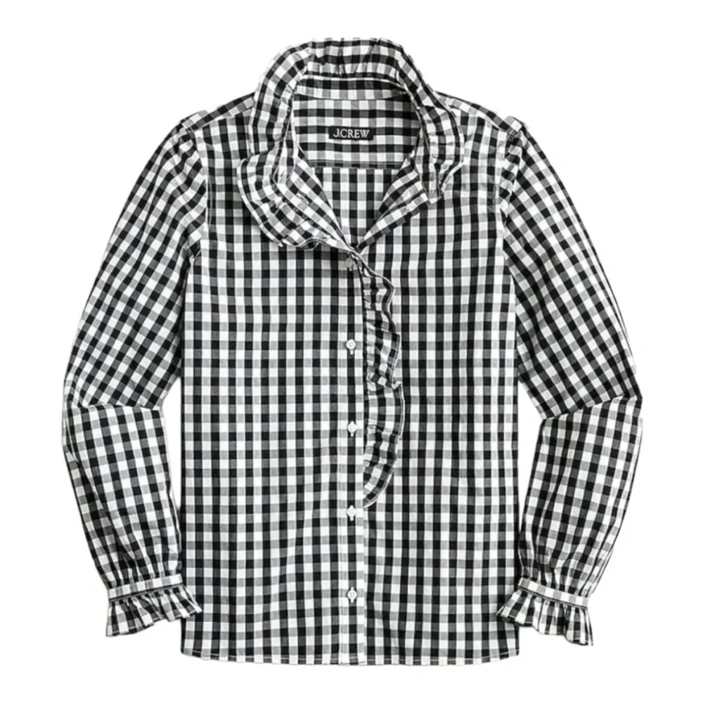 J Crew Cottage cotton poplin top gingham BP623 (2023 style) - Picture 2 of 14